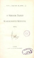 The Christmas book of the Szeged diary 1894