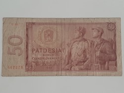 Czechoslovakia 50 crowns 1964 patdesiat korun ceskolovenskych