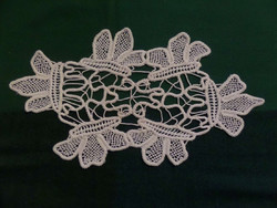 Antique hand crocheted lace tablecloth