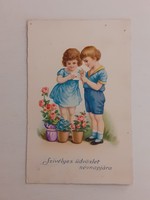 Old postcard 1932 children's postcard