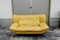 Nicoletti Salotti Italian leather sofa