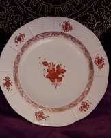 Herendi Apponyi mintás porcelán lapos tányér (L2515)