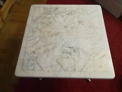 Marble table retro industrial artist (Robert Balázs József)