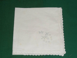 Old monogrammed napkin, tablecloth