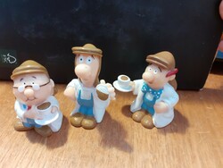 1994 Vintage Tetley Tea Folk Lyons Tea Mini Figure Collectable - kis teázó ember figurák műanyag