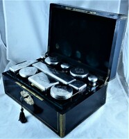 Special, antique, silver traveling box, France, 1854!!!