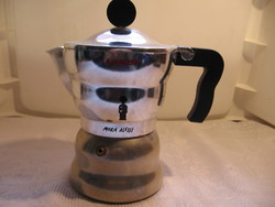 Moca Alessi 3-person coffee maker, design Alessandro Mendini