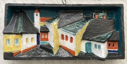 Árpád Csekovszky: Szentendre wall decoration ceramics