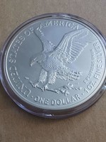 Us eagle - sas 2021 1 oz silver coin - with new eagle motif!