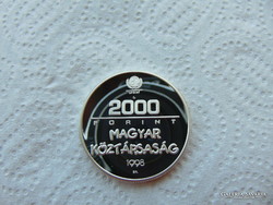 2000 HUF 1998 pp 31.46 Grams 925% silver