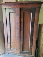Biedermeier two-door antique wardrobe