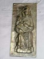 Erwin huber: bronze plaquette Mária-zell, Grandmother of Austria
