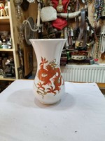Old German porcelain vase