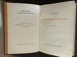 Jókai Mór: who die twice is a novel. Fiction publishing house 1961.