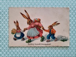 Old Easter postcard bunny postcard