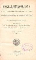 Alszeghy-Sík: Magyar Olvasókönyv  1927
