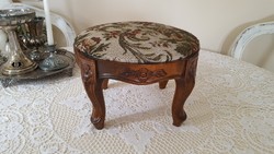 Nice baroque style footrest with stool