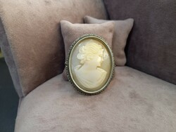 Antique cameo brooch and pendant
