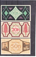 Austrian emergency money package 10-20-50 heller 1920