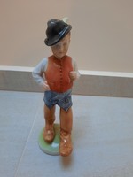Herend seven-mile boy with boots porcelain figure