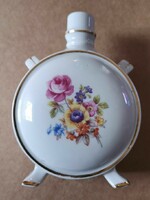 Old drasche porcelain hand-painted water bottle,