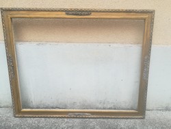 Beautiful, elegant, wooden photo frame. Nest: 60x80 cm. Color: gold, antique.