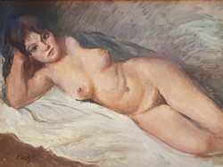 István Élesdy: reclining nude (also visible from the back - a curiosity!)