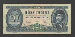 20 forint 1962. VF!! SZÉP BANKJEGY!! RITKA!!