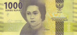 Indonézia 1000 rúpia 2016 UNC