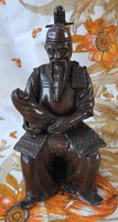 Antique Oriental Bronze Statue -
