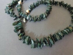 Heliotrope beads necklace