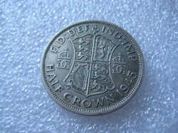IV. György   ezüst félkoronás  1945 .Florin    Egyesült Királyság