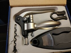 Solingen Maibach Silver Bottle Opener Corkscrew Set - unused