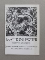 Mattioni Eszter - katalógus