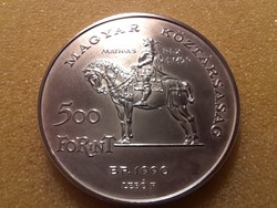 Mátyás király 500ft 1990 Ag ezüst 28g (posta van)  !