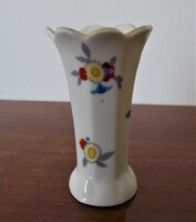 Hand painted foreign porcelain violet vase