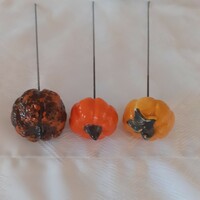 3 Pcs ceramic gourds, gourds that can be pierced