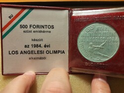 EM79 Nyári Olimpia Los Angeles 500ft 1984 Ag ezüst 28g (posta van)  !