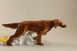Kiev porcelain hunting dog 493