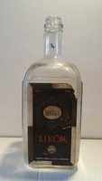 Old liqueur label 1964 bottle cherry liqueur Budapest spirit yeast and liqueur factory bottle