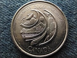 Canada Entering the Third Millennium Ingenuity 25 cents 2000 (id59314)
