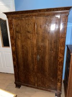 B26 restored inlaid bieder 2-door cabinet