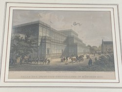 Halle der Industrie-Ausstellung in München 1854 német grafika