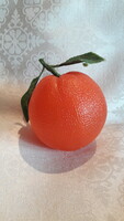 Retro műanyag narancs, tál dekoráció (L2851)