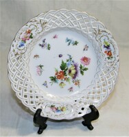 Antique 19th century openwork plate from Herend