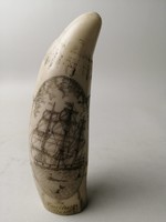 ROZMÁRAGYAR FARAGVÁNY - AMERIKAI POLGÁRHÁBORÚ (US CIVIL WAR SCRIMSHAW)