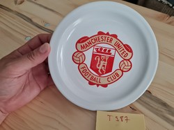Manchester united football club falitányér 17,5 cm T987
