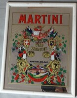 Martini üvegkép reklám