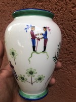Very rare Zsolnay vase - Holéczy etus