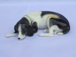 Gotha Pfeffer porcelán kutya figura